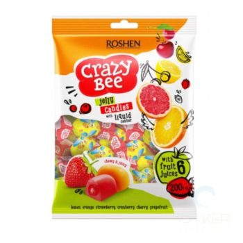 Roshen Crazy Bee Fruity gumicukorkamix